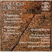 Freiburg Philharmonic Orchestra, Johannes Fritzsch - Tchaikovsky, Shostakovich: Piano Cto No.2, Sy No.9 (CD)