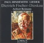Dietrich Fischer-Dieskau, Aribert Reimann - Hindemith: Lieder (CD)