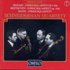 Schneiderhan-Quartett - Streichquartett Kv458/Beethovenstre