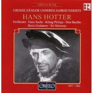Hans Hotter, Symphonieorchester Des Bayerischen Rundfunks - Hans Hotter Singt Opernmologoge 1957-1962 (CD) (Remastered)