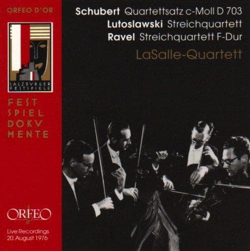 LaSalle-Quartett - Schubert: Quartettsatz D 703 | Lutoslawski: Streichquartett | Ravel: Streichquartett (CD) (Remastered)