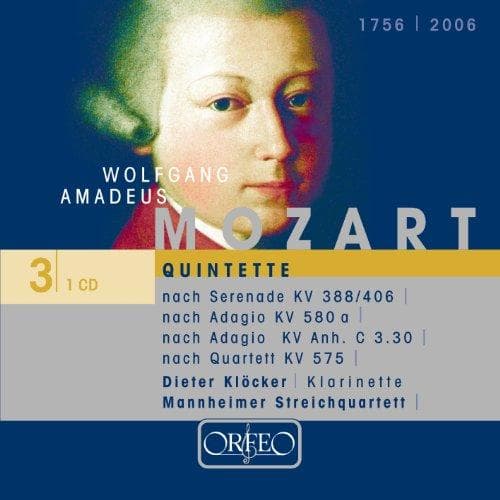 Dieter Klöcker, Mannheimer Streichquartett - Mozart | klöcker . Mannheimer Streichquartett (CD)
