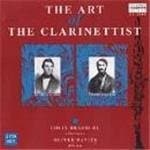 Oliver Dav Colin Bradbury Clarinet - The Art Of The Clarinettist