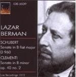 Lazar Berman - Piano Sonata D960/Piano Sonata Op.4