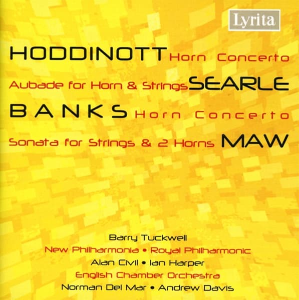 New Philharmonia Orchestra, Royal Philharmonic Orchestra, Alan Civil, Ian Harper, English Chamber Orchestra, Norman Del Mar, Andrew Davis - Hoddinott: Music For Horn And Orchestra (CD)