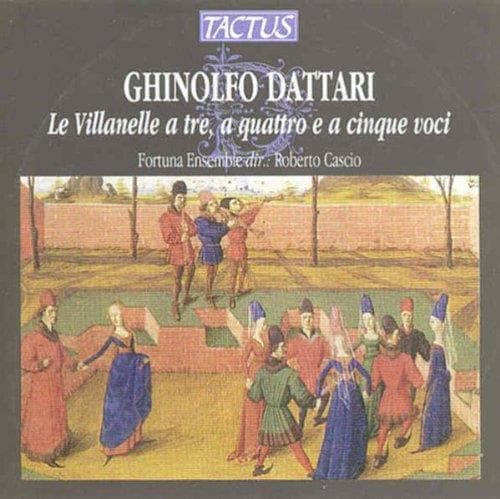Fortuna Ensemble, Roberto Cascio - Dattari: Le Villanelle A Tre, A Quattro E A Cinque Voci (CD)