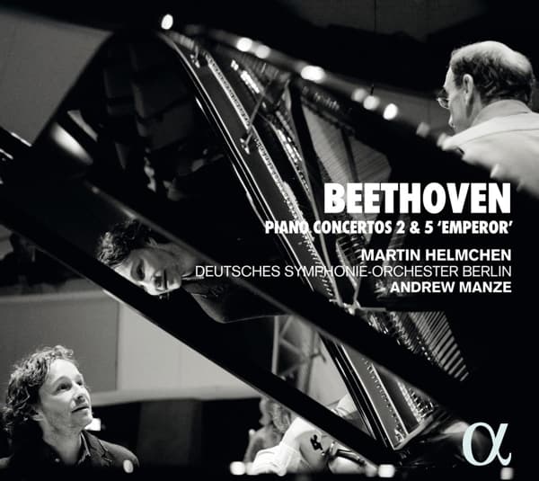 Martin Helmchen, Deutsches Symphonie-orchestre Berlin, Andrew Manze - Beethoven: Piano Concertos 2 & 5 Emperor (CD)