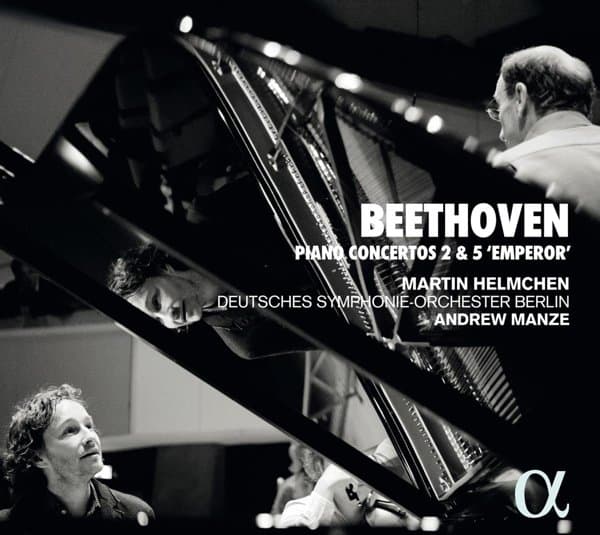 Martin Helmchen, Deutsches Symphonie-orchestre Berlin, Andrew Manze - Beethoven: Piano Concertos 2 & 5 Emperor (CD)