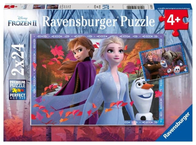 Frozen 2 Ijzige Avonturen (2x24 Stukjes)