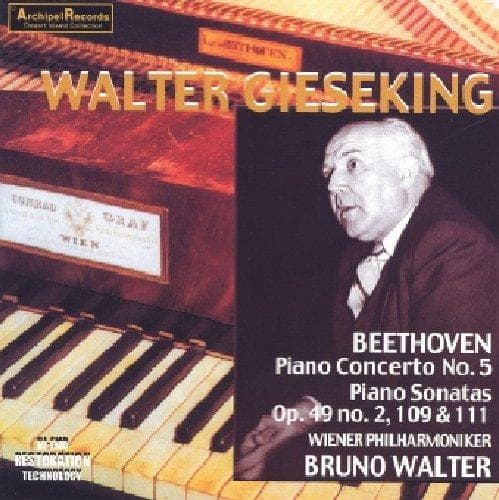 Wiener Phil Gieseking Klavier - Beethoven: Klavierkonzert No. 5, Kl