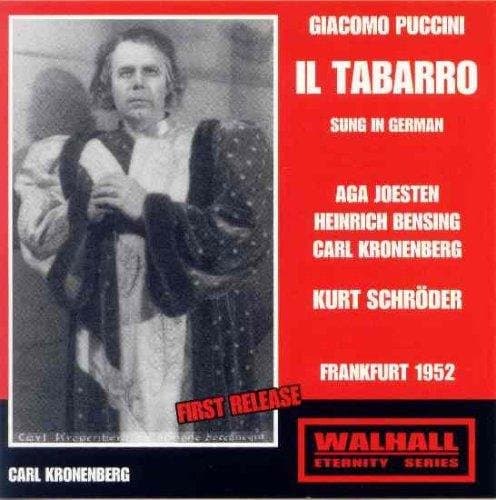 Joesten, Bensing, Kronenberg, - Puccini: Il Tabarro (Frankfurt, 195