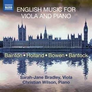 Sarah-Jane Bradley & Christian Wilson - English Music For Viola And Piano (CD)