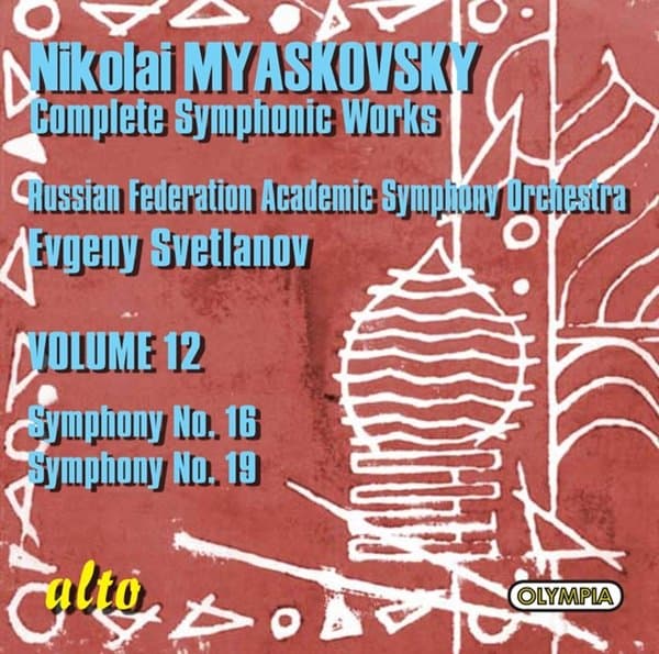 Evgeny/Russian Fed.Academ Svetlanov - Myaskowsky:Sinfonien 16+19