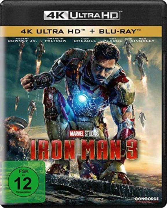 Downey Jr, Robert / Paltrow, Gwyneth / Kingsley, Sir Ben - Iron Man 3 (4k Uhd)