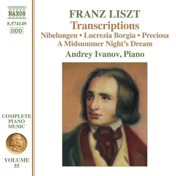 Andrey Ivanov - Liszt: Complete Piano Music, Vol. 55 - Transcriptions (CD)