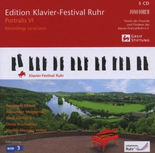 Benjamin Moser, Alexander Mogilwesky, Boris Giltburg, Denis Kozhukhin, Sophie-Mayuko Vetter - Edition Klavier-Festival Ruhr Portraits VI Recordings 2010/2011 (3 CD)
