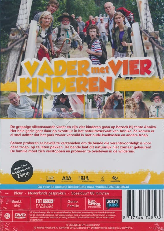 Vader Met Vier Kinderen - Terug Naar De Natuur