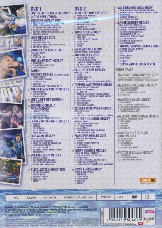 De Toppers - Toppers In Concert 2012 (2 DVD)