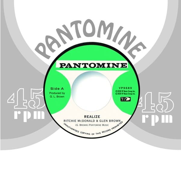 Ritchie McDonalds & Glen Brown - Realize / Determination Skank (7" Single)