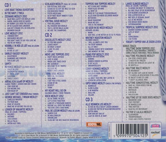 De Toppers - Toppers In Concert 2012 (3 CD)