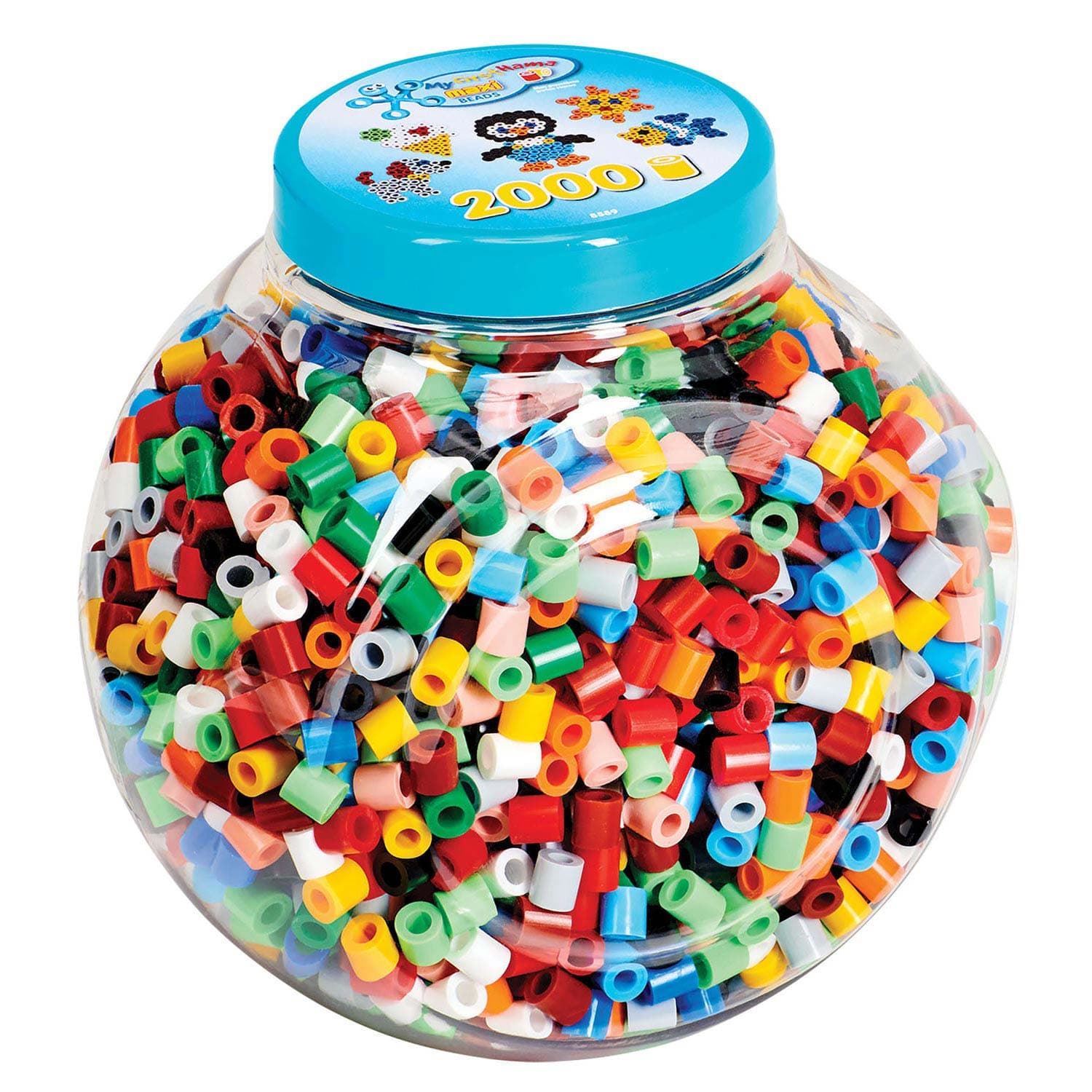Hama Maxi Strijkkralenset in Pot  2000st.