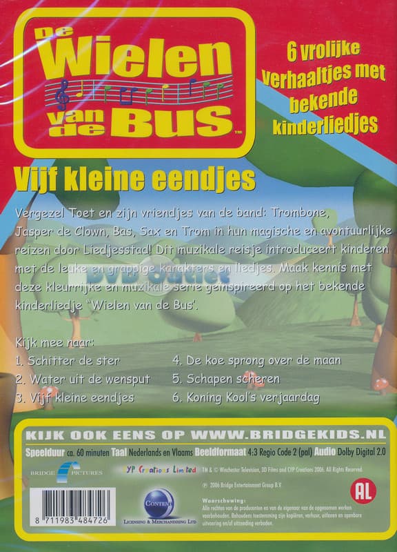 Wielen Van De Bus - Vijf Kleine Eendjes (DVD)