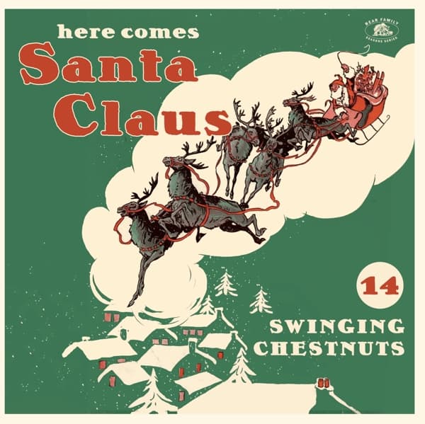 Various Artists - Here Comes Santa Claus (14 Swinging Chestnuts) (LP) (Coloured Vinyl)
