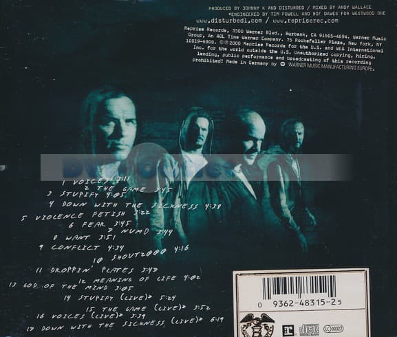 Disturbed - The Sickness (CD)