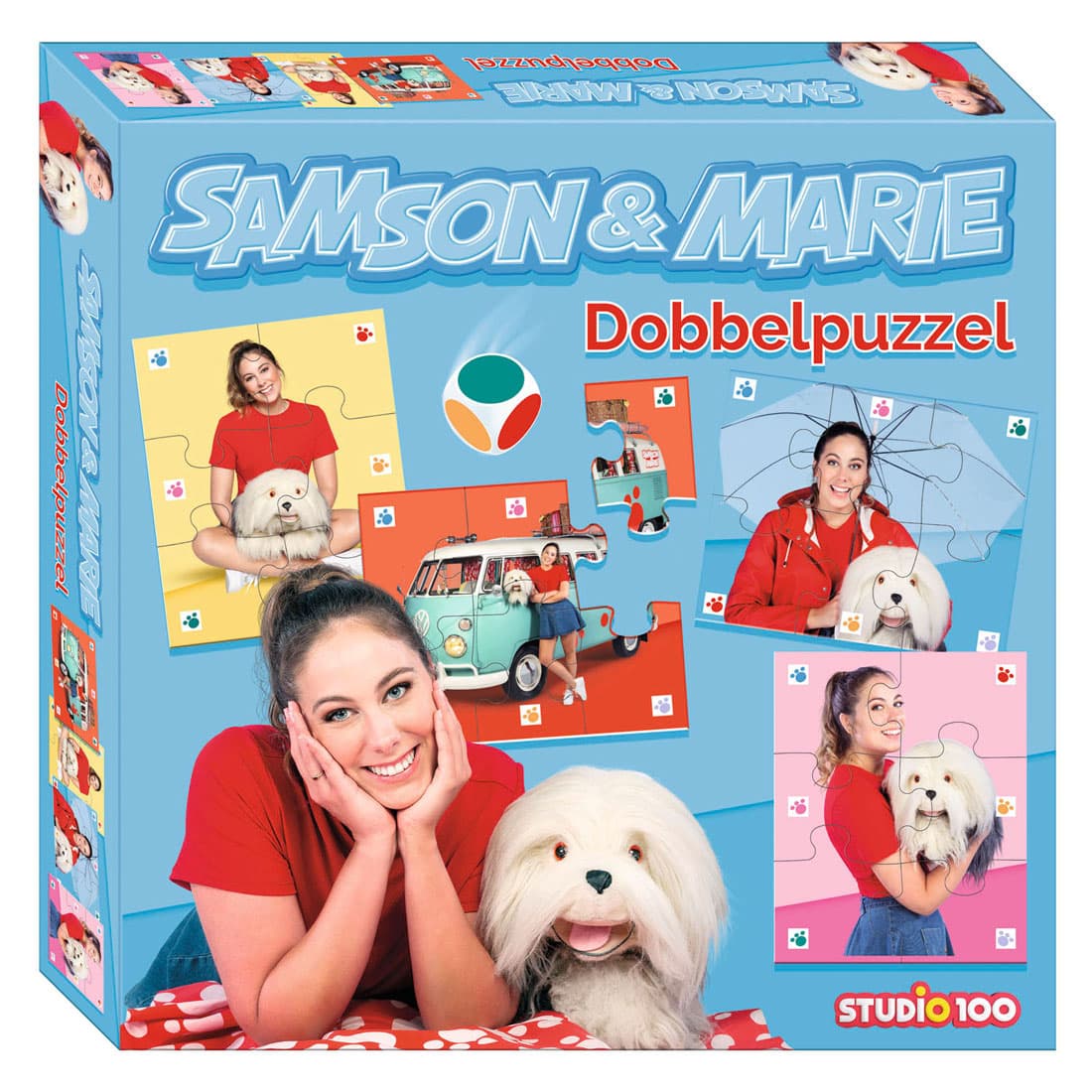Dobbelpuzzel Samson en Marie 4-in-1: 6 stukjes (MESM00000160)