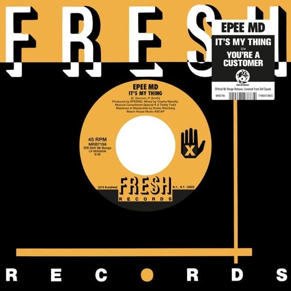 EPMD - It's My Thing / You're A Customer (7" Single)