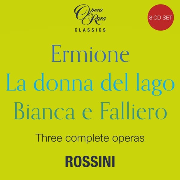 Gregory Kunde, Jennifer Larmore, Ildebrando d'Arcangelo, David Parry - Rossini In 1819 - Three Complete Operas: Ermione, La donna del lago, Bianca e Falliero (8 CD) (Limited Edition)