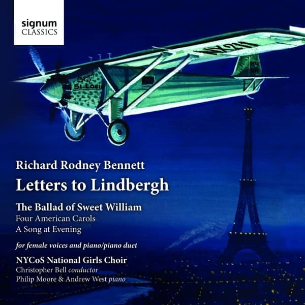 Nycos National Girls Choir - Bennett: Letters To Lindbergh (CD)