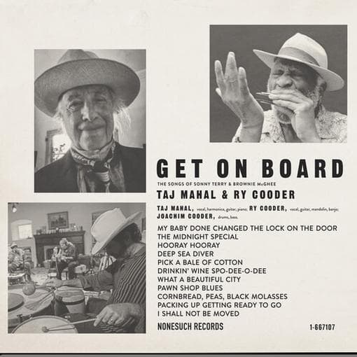 Taj Mahal & Ry Cooder - Get On Board (The Songs Of Sonny Terry & Brownie McGhee) (CD)