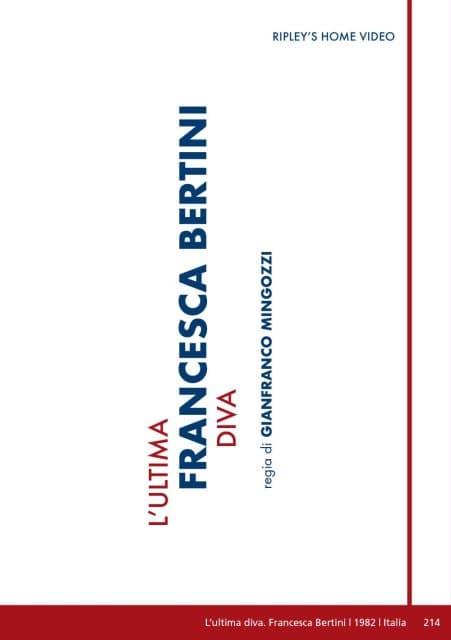Ultima Diva (l') - Francesca Bertini (Import DE)
