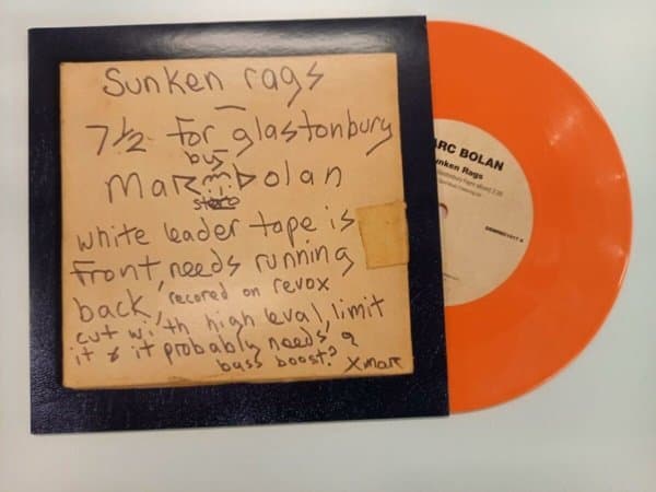 Marc Bolan & T. Rex - Sunken Rags (7" Single) (Coloured Vinyl)