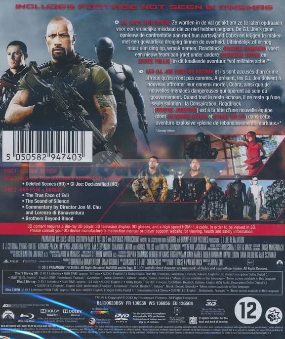 G.I. Joe 2 - Retaliation  (Blu-ray)