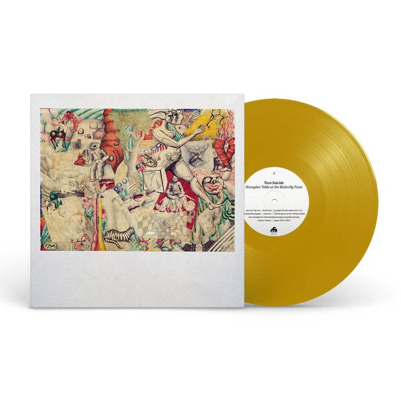 Teen Suicide - Honeybee Table at the Butterfly Feast (LP) (Coloured Vinyl) (Limited Edition)