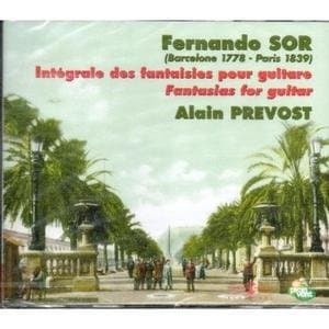 Alain Prevost - Fernando Sor: Integrale Des Fantaisies Pour Guitar (2 CD)