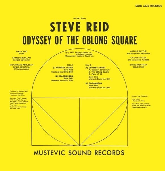 Steve Reid - Odyssey Of The Oblong Square (LP) (Limited Edition) (Coloured Vinyl)