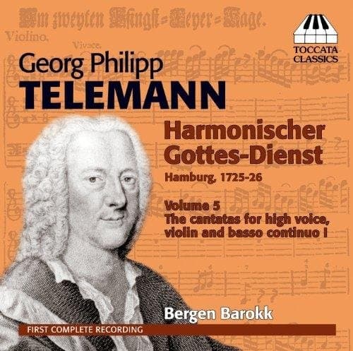 Bergen Barokk - Harmonischer Gottes-Dienst (Hamburg 1725-26) Volume 5: The Cantatas For High Voice, Violin And Basso Continuo I (CD)