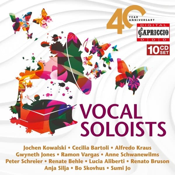 Jochen Kowalski, Cecilia Bartoli, Alfredo Kraus & Others - 40 Year Anniversary - Vocal Soloists (10 CD)