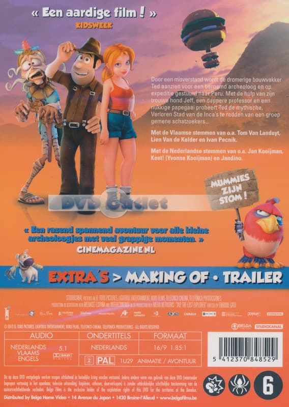 Ted En De Schat Van De Mummie (DVD)