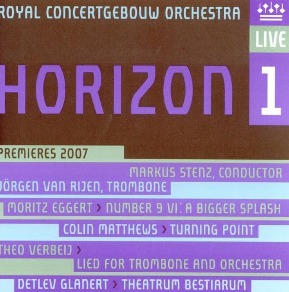 Jörgen Van Rijen, Royal Concertgebouw Orchestra, Markus Stenz - Horizon 1 (SACD)