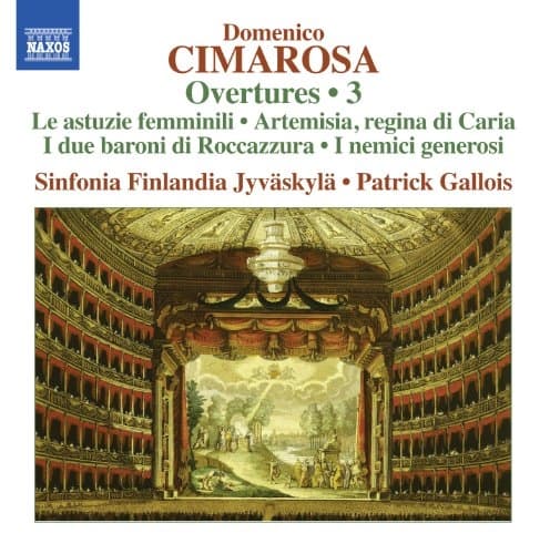 Sinfonia Finland Jyväskylä, Patrick Gallois - Cimarosa: Overtures 3 (CD)
