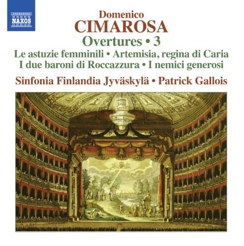 Sinfonia Finland Jyväskylä, Patrick Gallois - Cimarosa: Overtures 3 (CD)