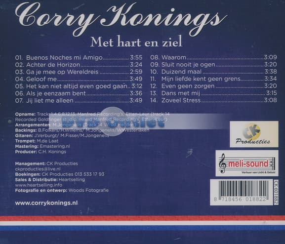 Corry Konings - Met Hart En Ziel (CD)