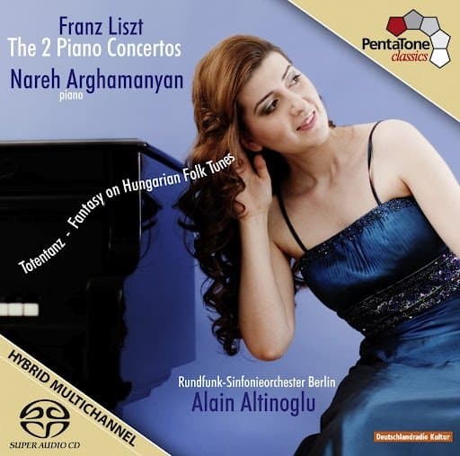 Nareh Arghamanyan, Alain Altinoglu - Liszt: Piano Concertos 1 & 2 | Fantasy on Hungarian Folk Tunes (SACD)