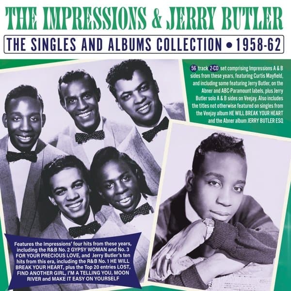 The Impressions & Jerry Butler - The Singles And Albums Collection 1958-62 (2 CD)