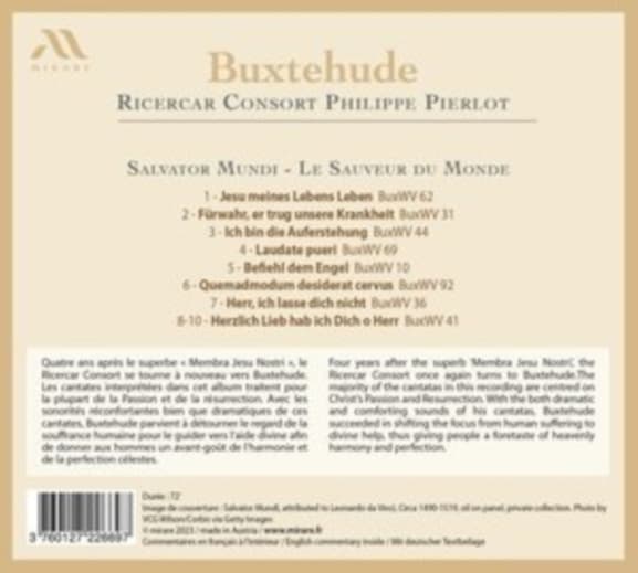 Ricercar Consort, Philippe Pierlot - Buxtehude: Salvator Mundi (CD)