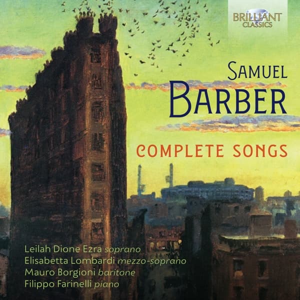Leilah Dione Ezra, Elisabetta Lombardi, Mauro Borgioni - Barber: Complete Songs (3 CD)